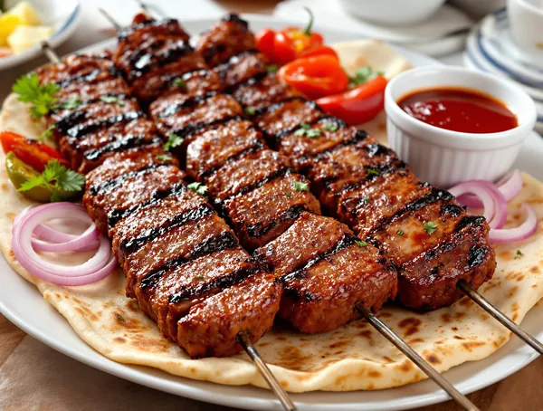 Adana Kebap cu Carne Tocată Picantă