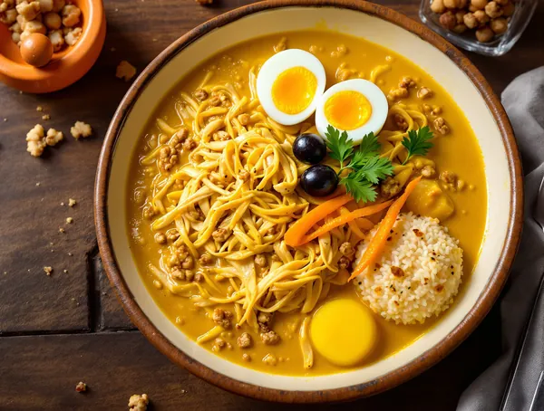 Aji de Gallina Peruvian cu Nuci și Pâine