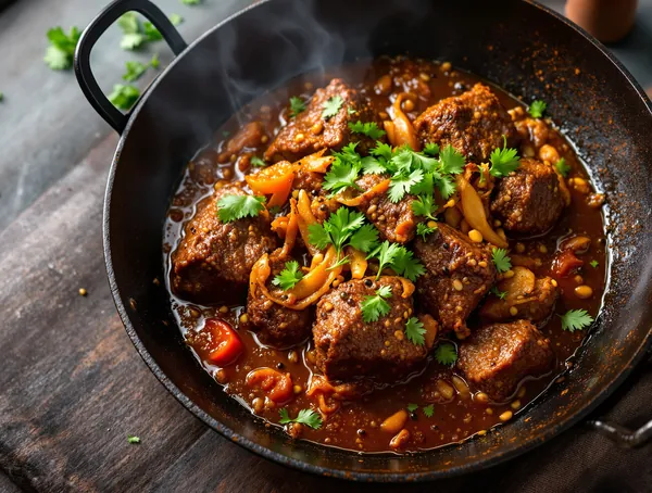 Bhuna Gosht cu Miel