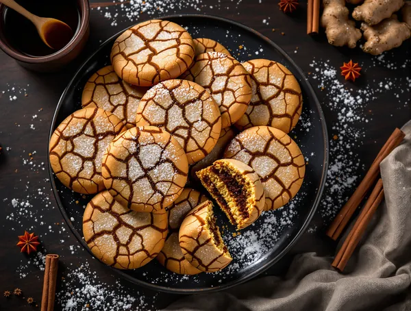 Biscuiți cu ghimbir și melasă