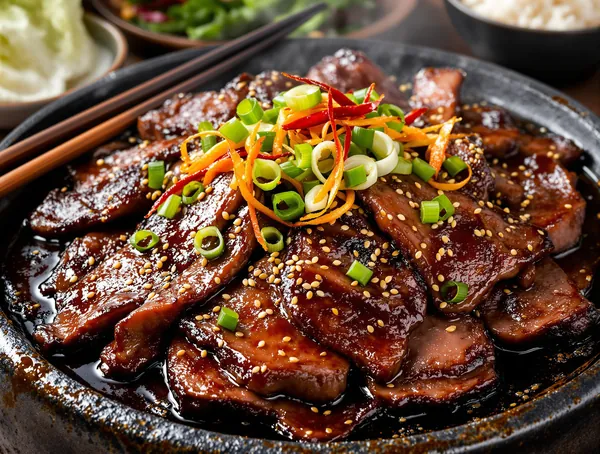 Bulgogi coreean de vită