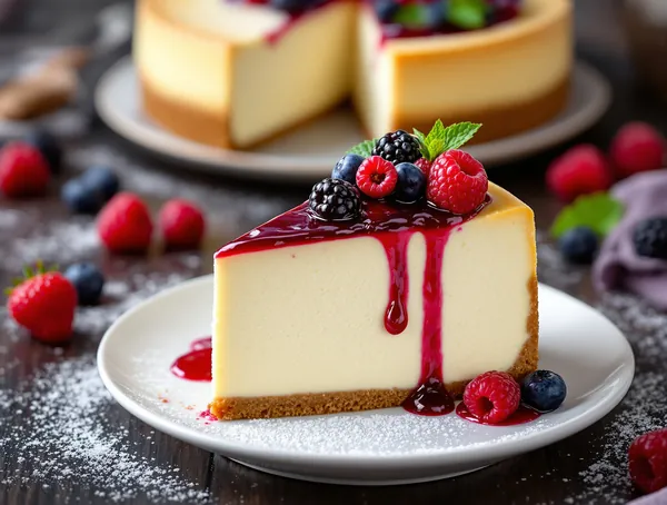 Cheesecake New York cu Fructe de Pădure