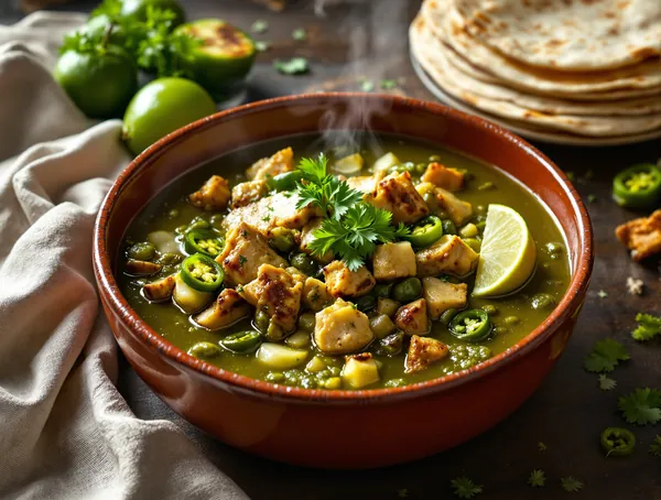 Chile Verde cu Porc și Tomatillos