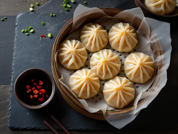 Dim Sum cu Carne de Porc și Creveți