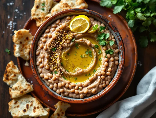 Ful Medames cu Fasole și Lămâie