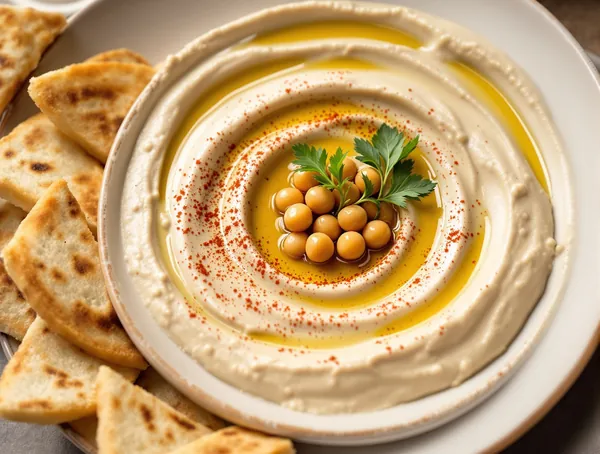 Hummus cremos cu tahini