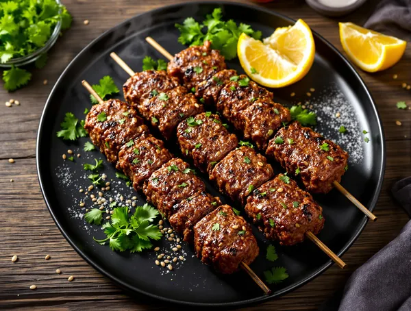 Kafta de vită cu coriandru și pătrunjel