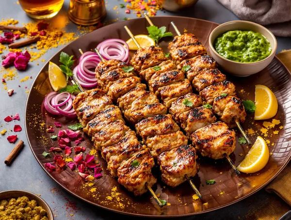 Kakori Kebab cu Miel și Șofran