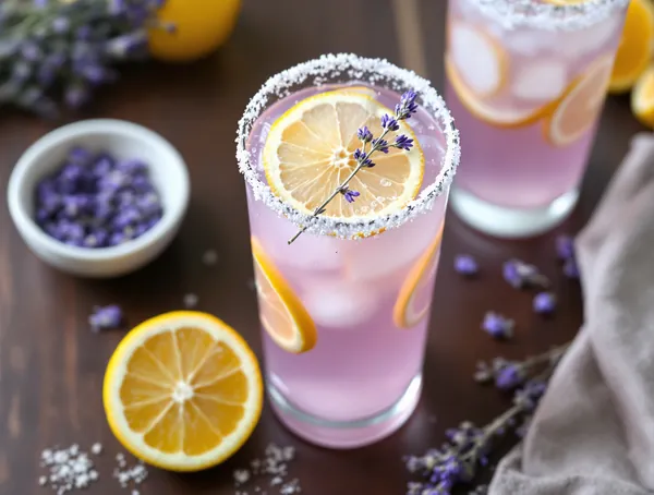 Limonadă cu lavandă și lămâie