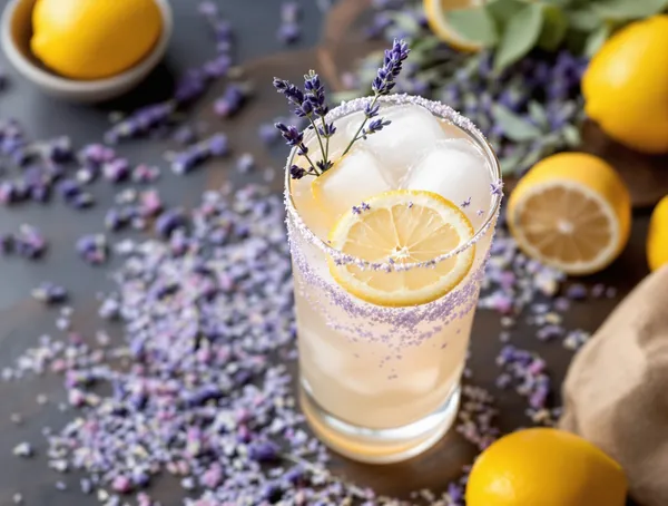 Limonadă cu lavandă și lămâie