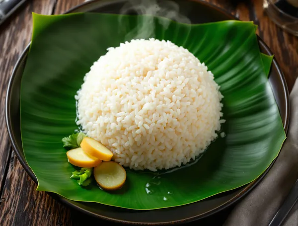 Nasi Lemak cu Orez în Lapte de Cocos