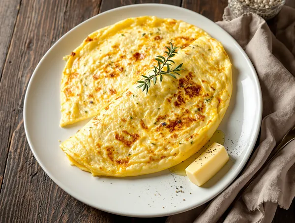 Omletă franțuzească cu ierburi de Provence