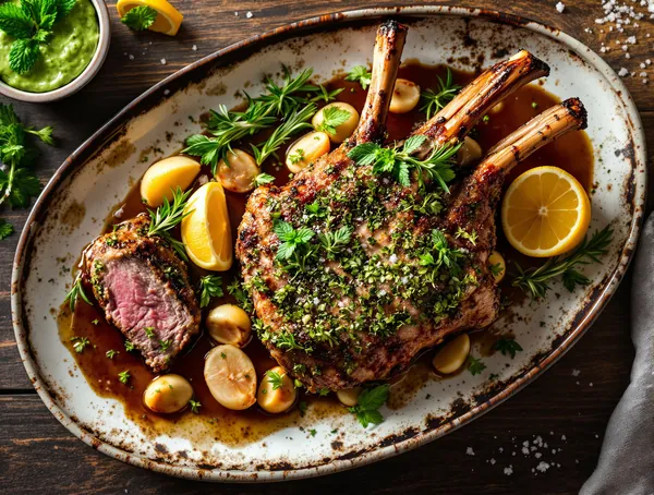Piept de miel cu ierburi mediteraneene