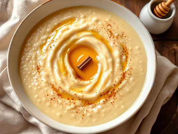 Porridge de mei cu lapte și scorțișoară