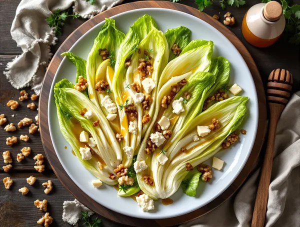 Salată de andive cu nuci și roquefort