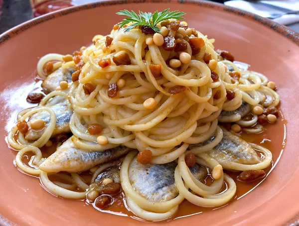 Sarde in saor cu sardine marinate și stafide