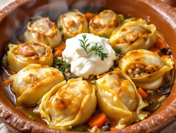 Sarmale cu porc și orez în foi de varză murată