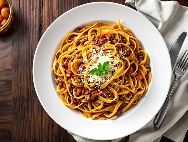 Tagliatelle al ragù bolognese clasic