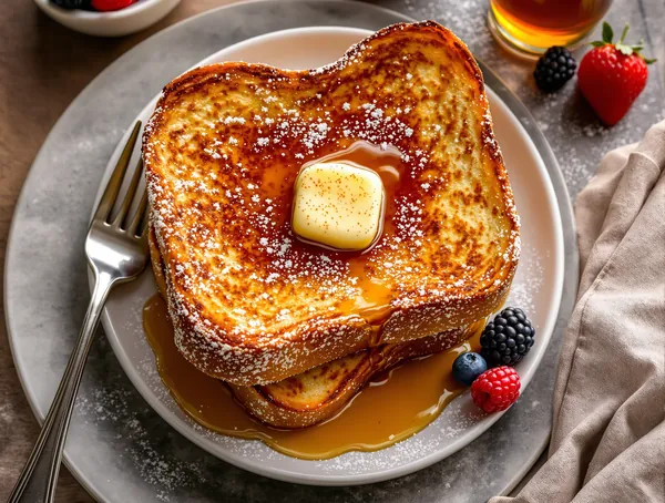 Toast franțuzesc cu sirop de arțar