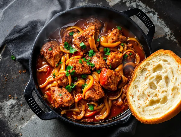 Tocăniță transilvăneană la ceaun cu paprika