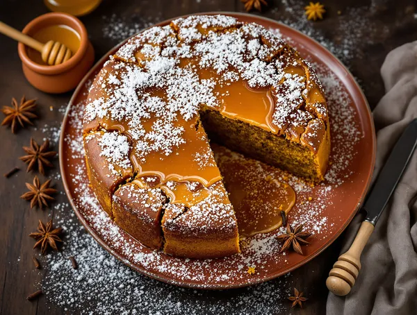 Turtă dulce cu miere și mirodenii