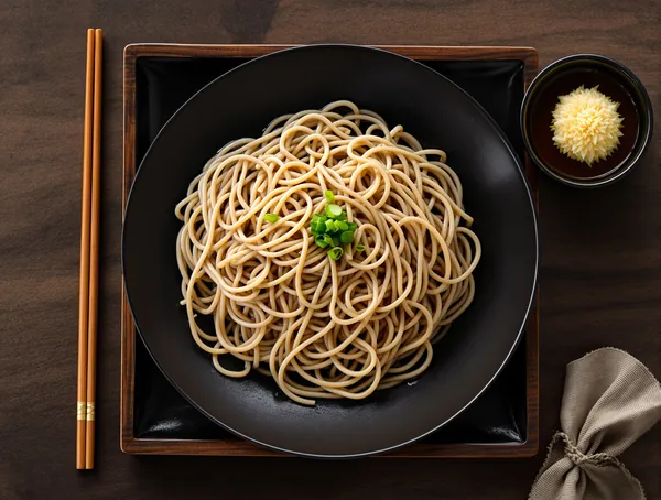Zaru Soba cu Tăiței Reci și Sos Dipping